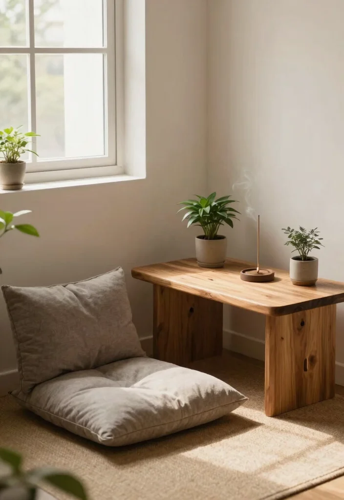 29 Japandi and Zen Home Office Ideas Calm Minimalist Space - 6. Zen Workspace Corners 1