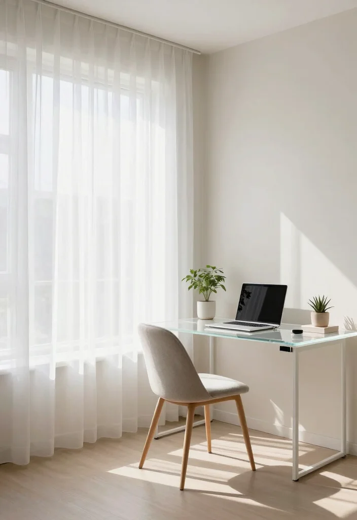 29 Japandi and Zen Home Office Ideas Calm Minimalist Space - 8. Incorporating Natural Light 1