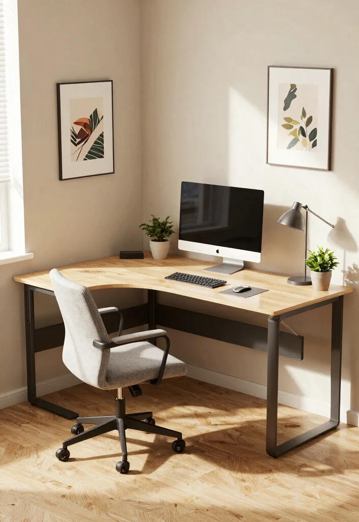 29 Modern Home Office Desk Ideas Clean Lines Big Style - 10. Ergonomic Corner Desks 1