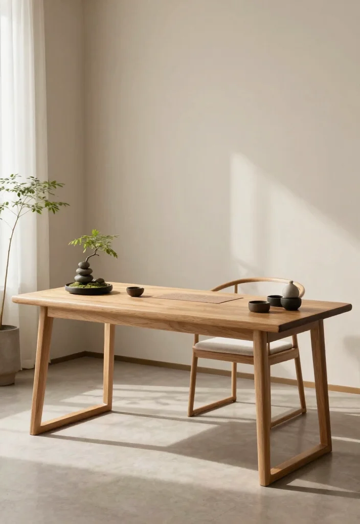 29 Modern Home Office Desk Ideas Clean Lines Big Style - 23. Zen Workspaces 1