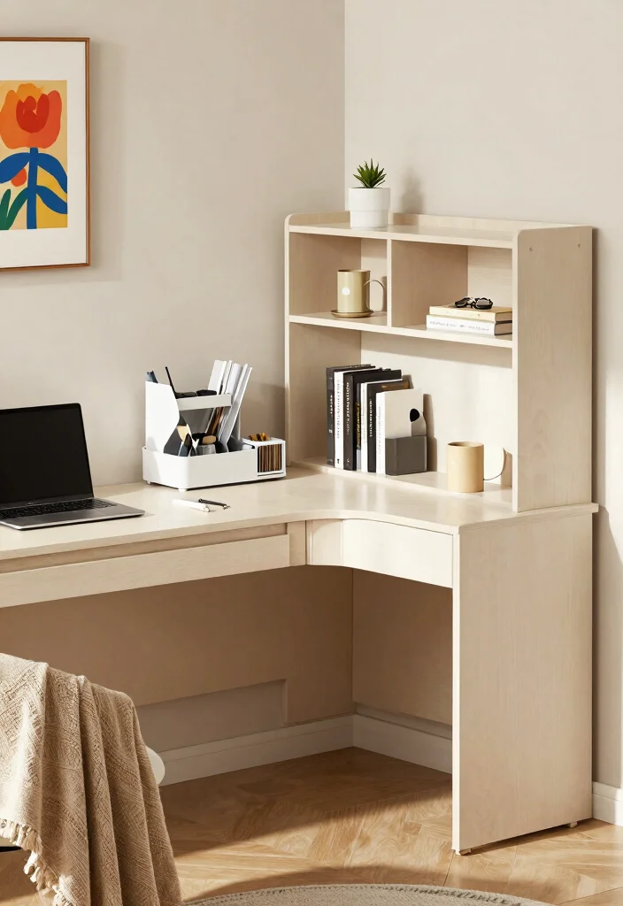 29 Modern Home Office Desk Ideas Clean Lines Big Style - 7. Multi-functional Desks 1