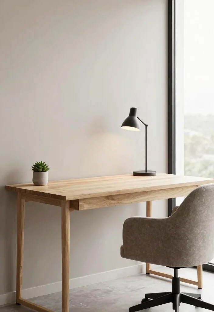 29 Modern Office Tables Ideas Sleek Designs for Every Style - 1. Minimalist Magic 1