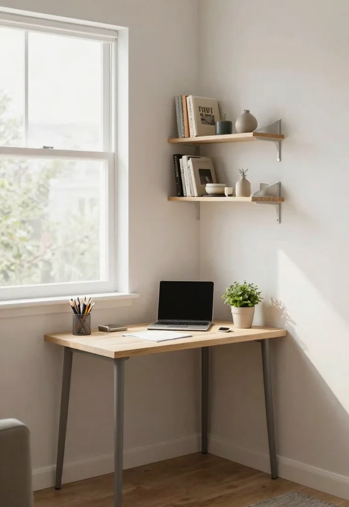 29 Modern Office Tables Ideas Sleek Designs for Every Style - 12. Compact Solutions 1