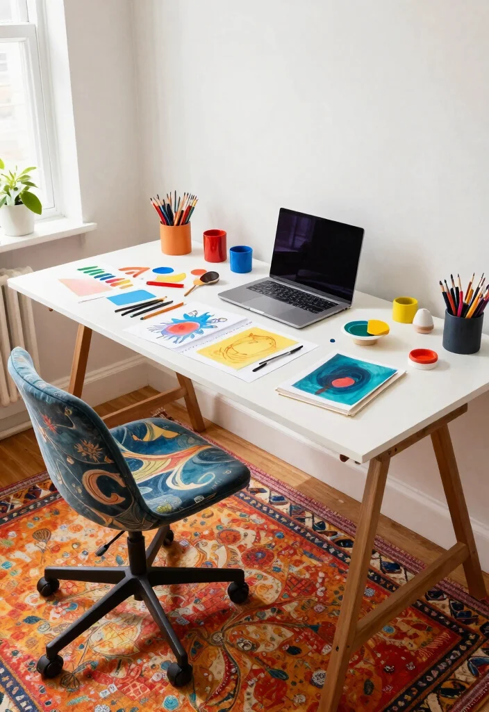29 Modern Office Tables Ideas Sleek Designs for Every Style - 16. Creative Workspaces 1