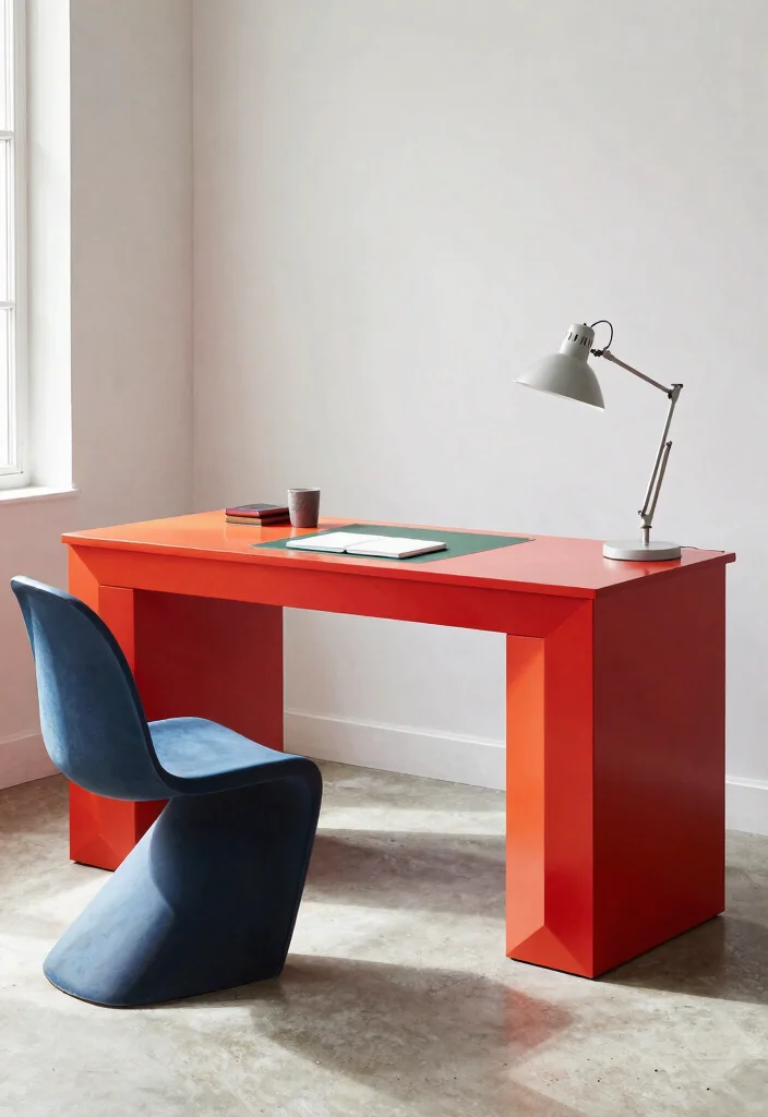 29 Modern Office Tables Ideas Sleek Designs for Every Style - 21. Statement Pieces 1