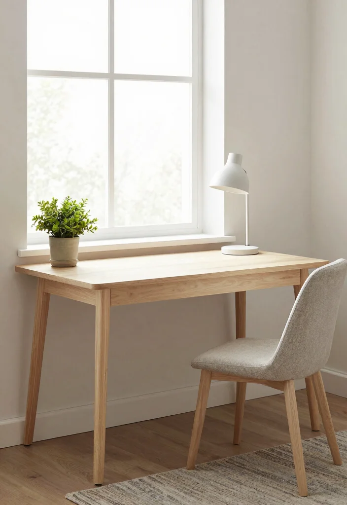 29 Modern Office Tables Ideas Sleek Designs for Every Style - 6. Scandinavian Simplicity 1