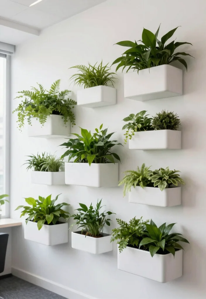29 Office Back Wall Concepts Stunning Backdrop Decor - 14. Floating Plants 1