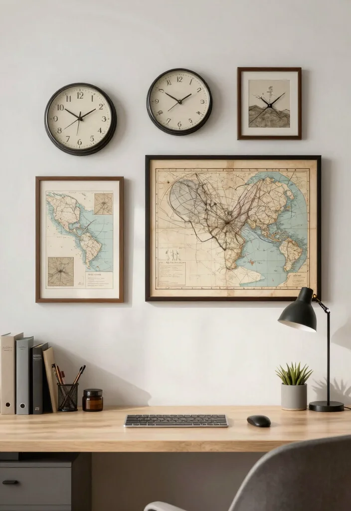 29 Office Back Wall Concepts Stunning Backdrop Decor - 22. Vintage Accents 1