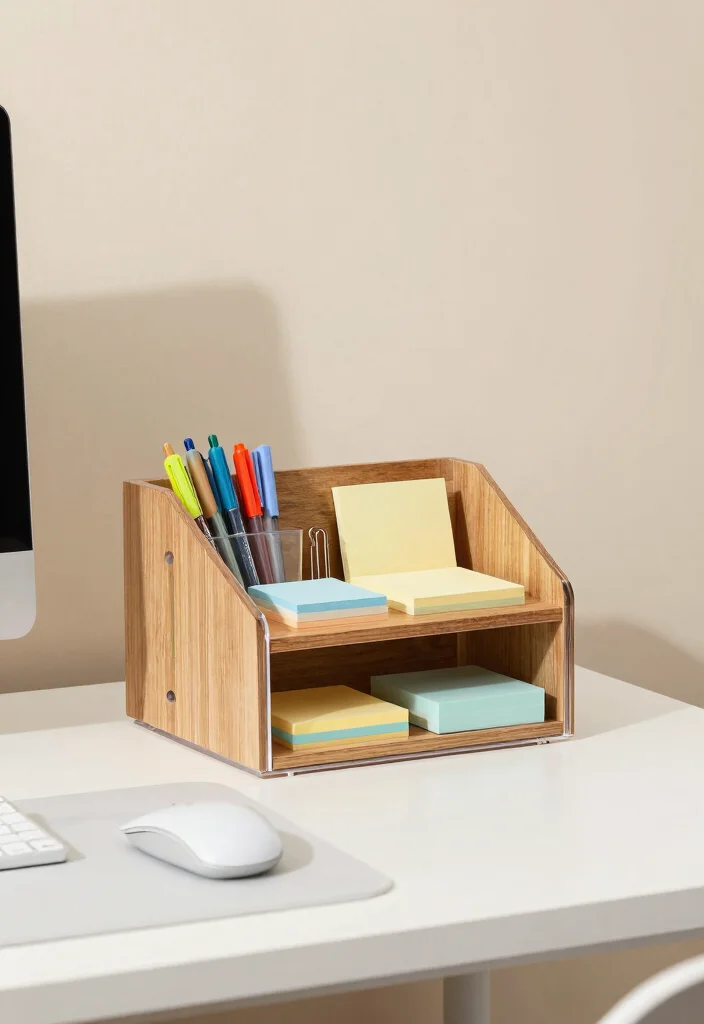 29 Office Desk Decor Ideas for Work Cubicle Women - 1. Elegant Desk Organizers 1