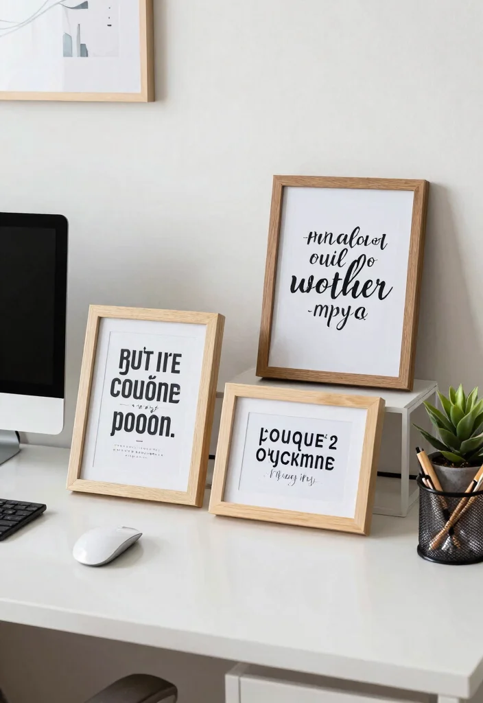 29 Office Desk Decor Ideas for Work Cubicle Women - 17. Inspirational Desk Quotes 1