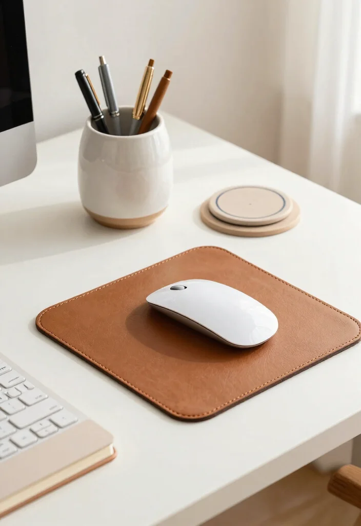 29 Office Desk Decor Ideas for Work Cubicle Women - 3. Chic Desk Accessories 1