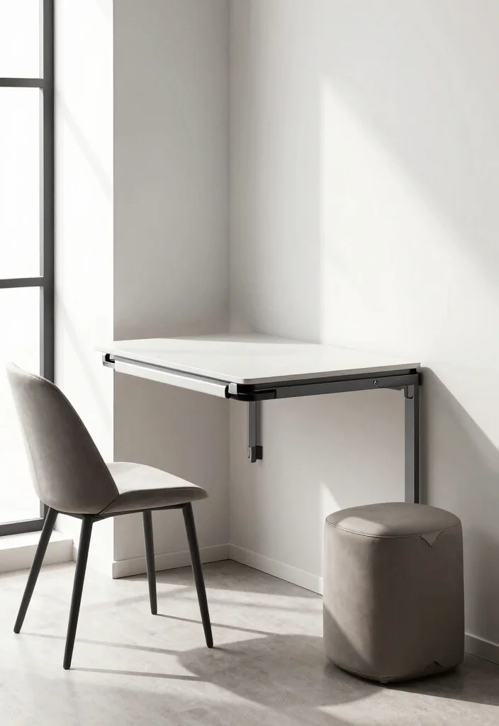 29 Small Home Office Ideas for Tiny Spaces at Home - 5. Multi-Functional Furniture 1