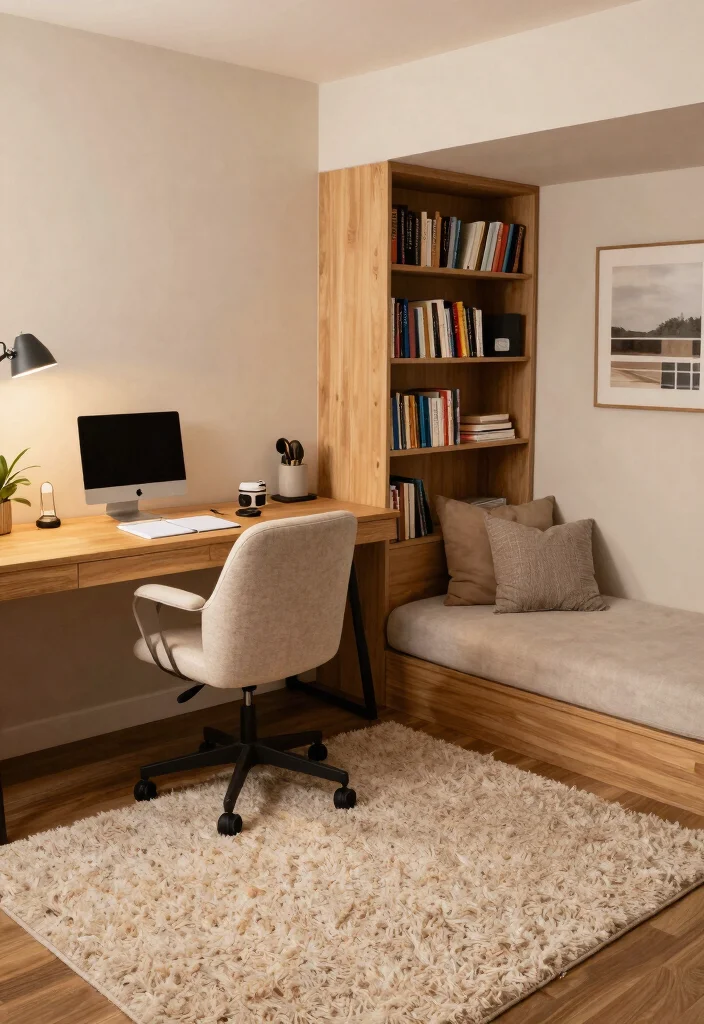 30 Cottage Home Office Ideas: Charming and Cozy Workspace - 26. Personal Workstation Zones 1