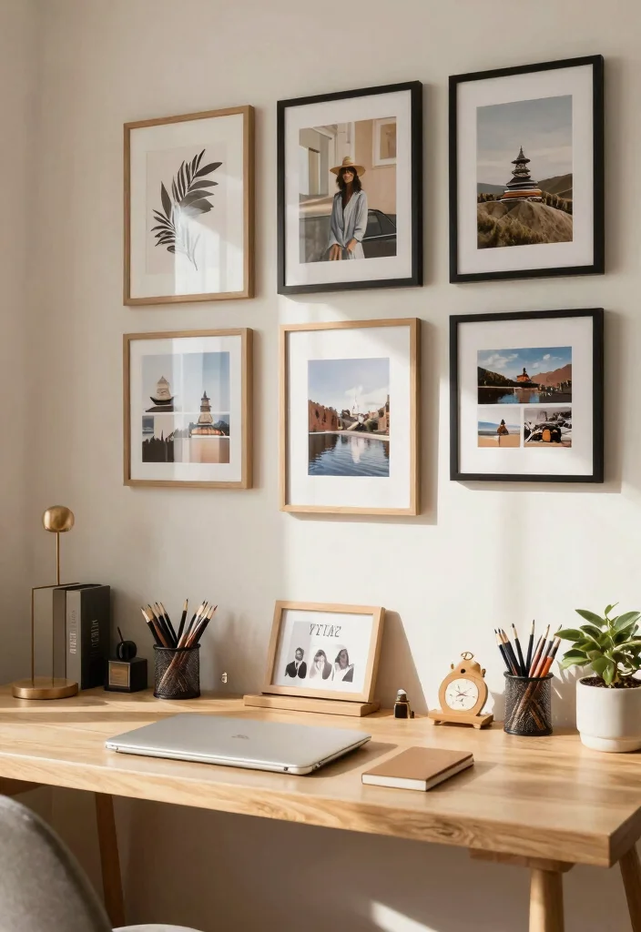 30 Elegant Luxury Home Workspace Ideas Sophisticated Style - 10. Personalized Touches 1