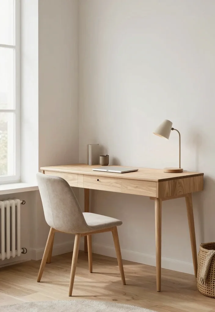 30 Elegant Luxury Home Workspace Ideas Sophisticated Style - 17. Scandinavian Simplicity 1
