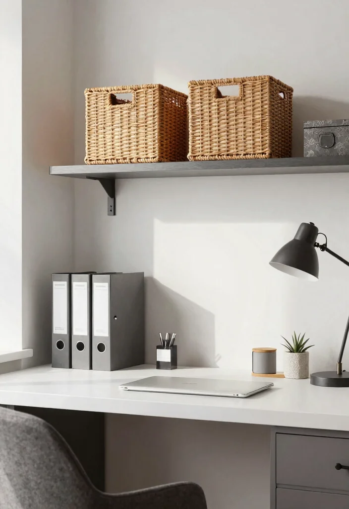 30 Elegant Luxury Home Workspace Ideas Sophisticated Style - 6. Functional and Fashionable Storage 1