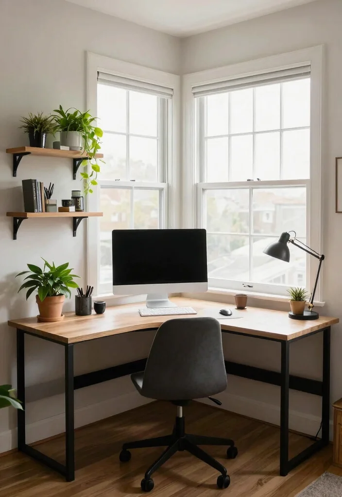 30 Home Office Chair and Accent Furniture Ideas - 17. Creative Desk Layouts 1