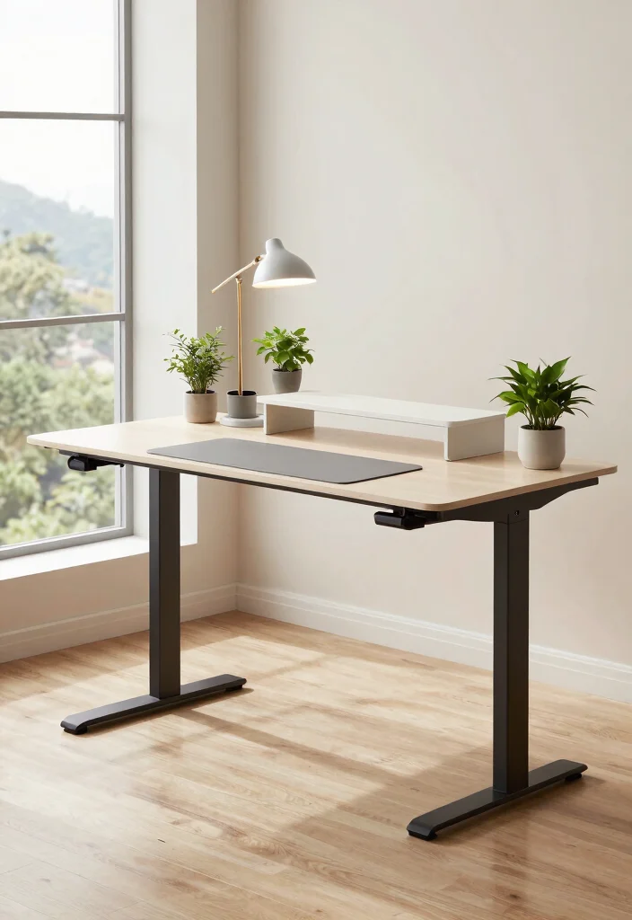 30 Home Office Furniture Ideas Stylish and Functional Picks - 1. Stand-Up Desks for Versatile Working 1