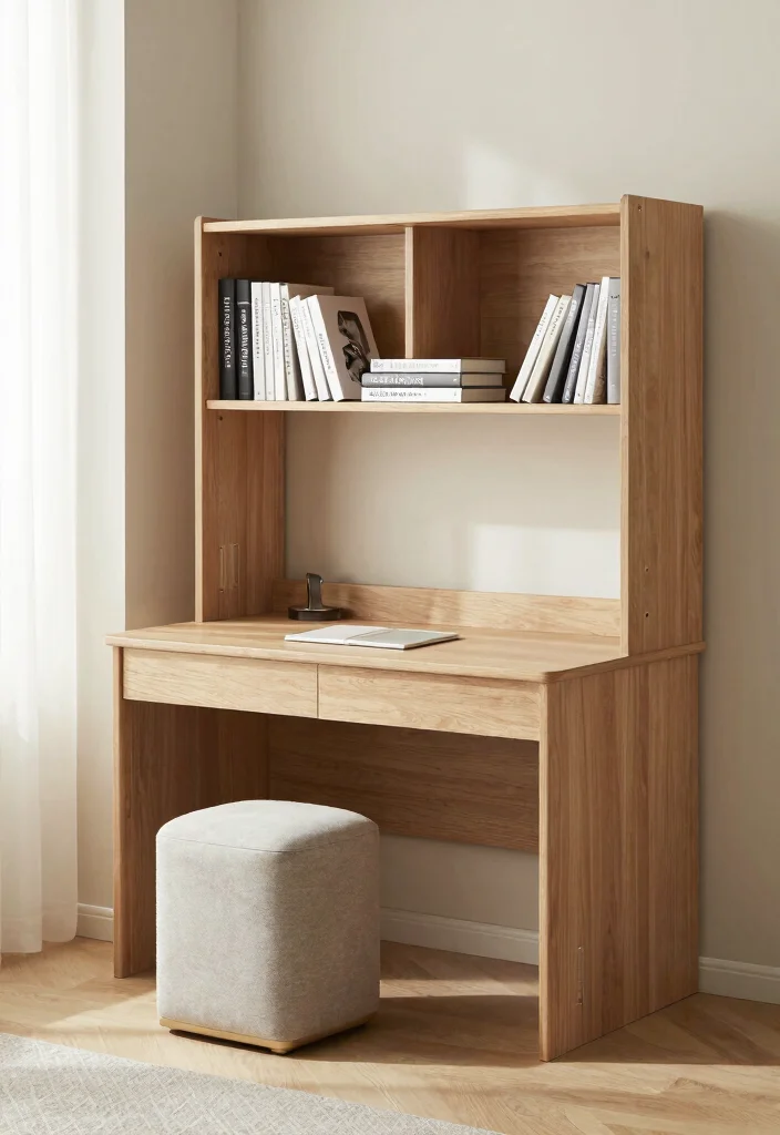 30 Home Office Library Ideas Dreamy Bookshelf Workspace - 12. Multi-Functional Furniture 1