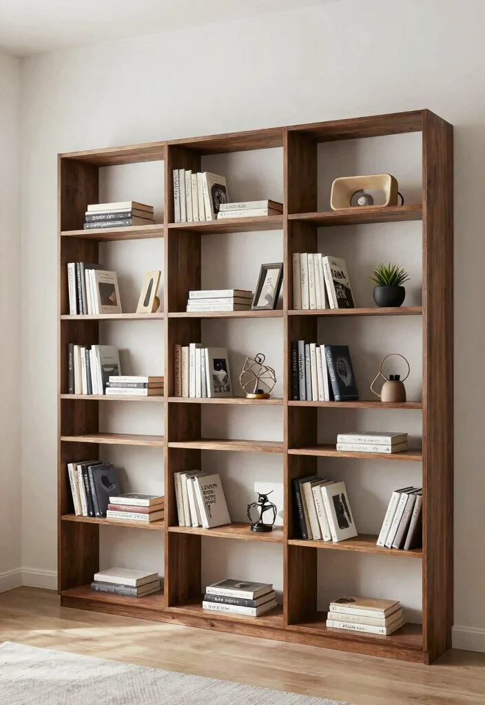 30 Home Office Library Ideas Dreamy Bookshelf Workspace - 22. Modular Bookshelves 1