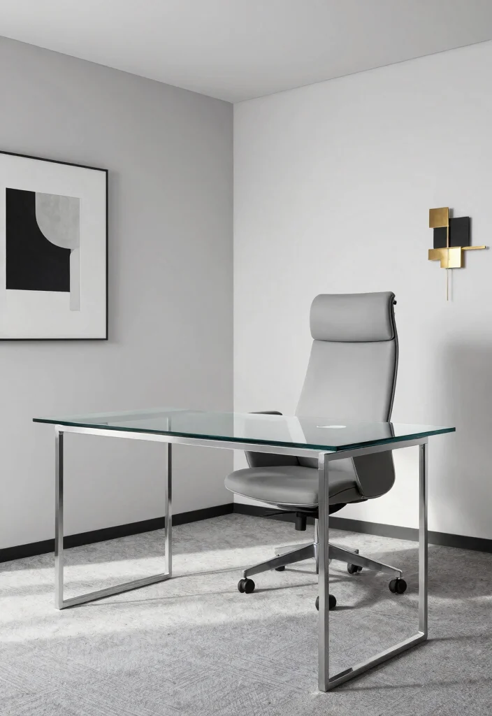 30 Lounge Office Room Ideas Where Comfort Meets Work - 10. Modern Sophistication 1