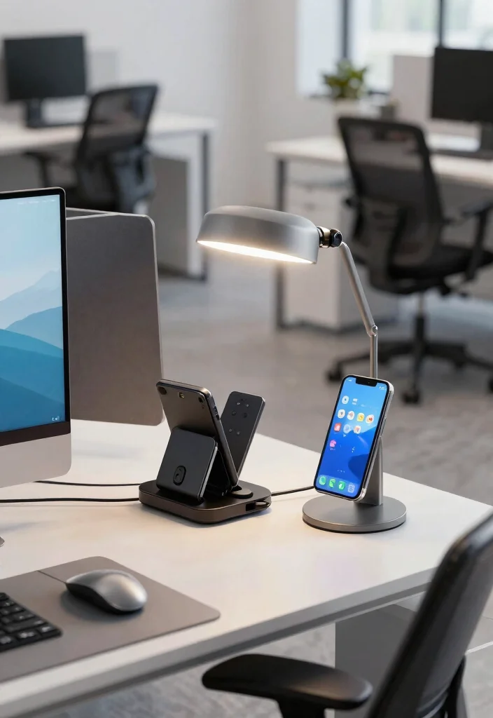 30 Lounge Office Room Ideas Where Comfort Meets Work - 12. Tech-Friendly Space 1