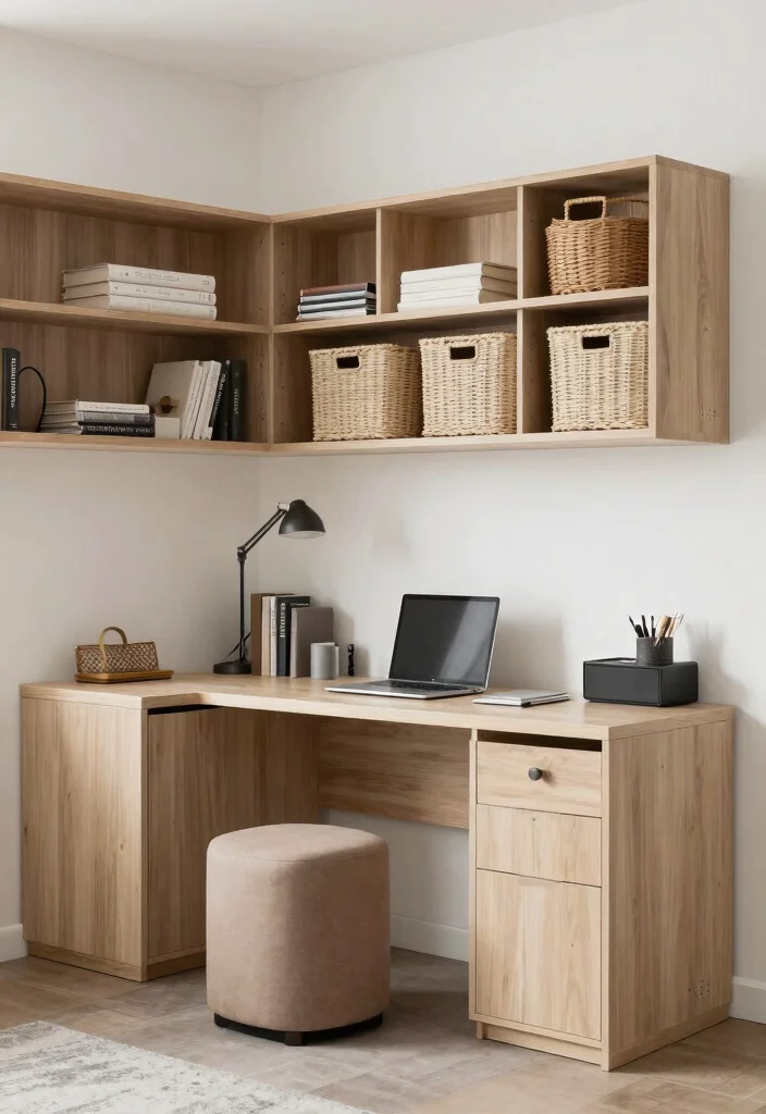 30 Lounge Office Room Ideas Where Comfort Meets Work - 18. Smart Storage Solutions 1