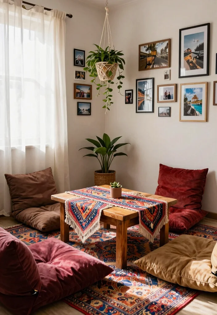 30 Lounge Office Room Ideas Where Comfort Meets Work - 2. Bohemian Vibes 1