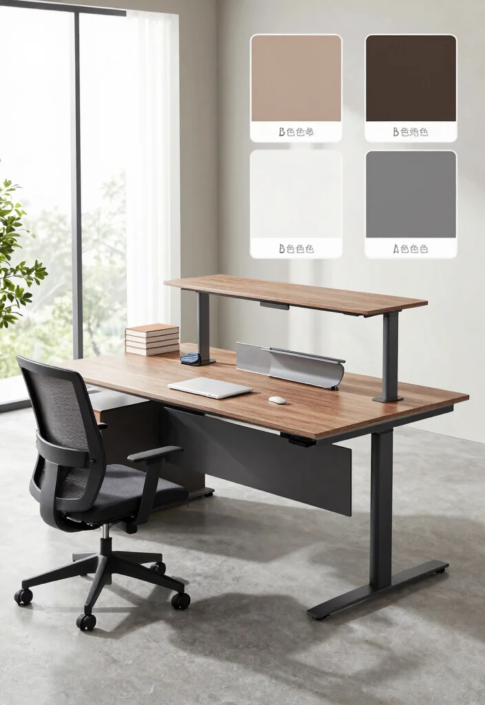30 Modern Boss Office Table Design Ideas with Style - 14. Customizable Designs 1