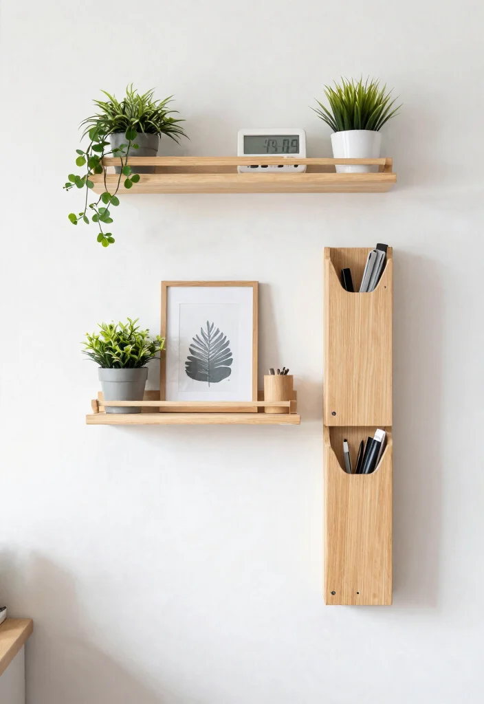 30 Office Display Wall Ideas Creative and Inspiring - 14. Small Spaces, Big Impact 1