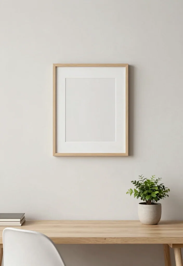 30 Office Display Wall Ideas Creative and Inspiring - 16. Minimalist Approach 1
