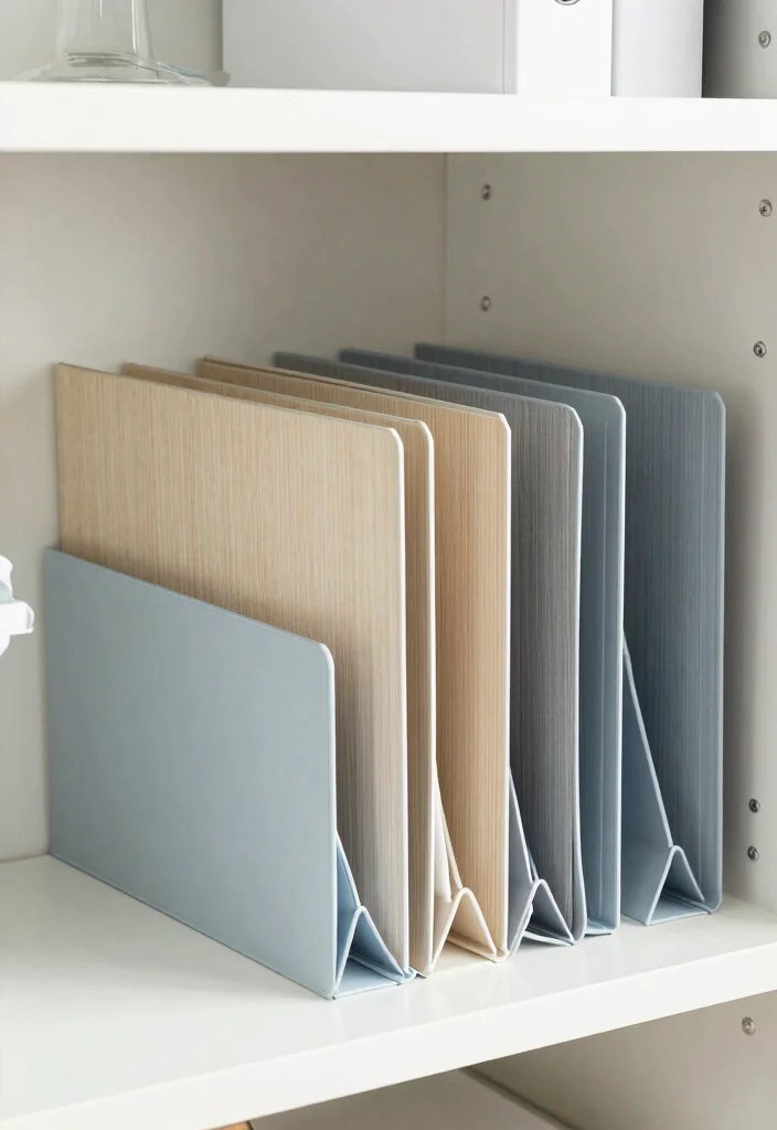 30 Office Files Arrangement Ideas Smart and Stylish - 20. Foldable File Organizers 1