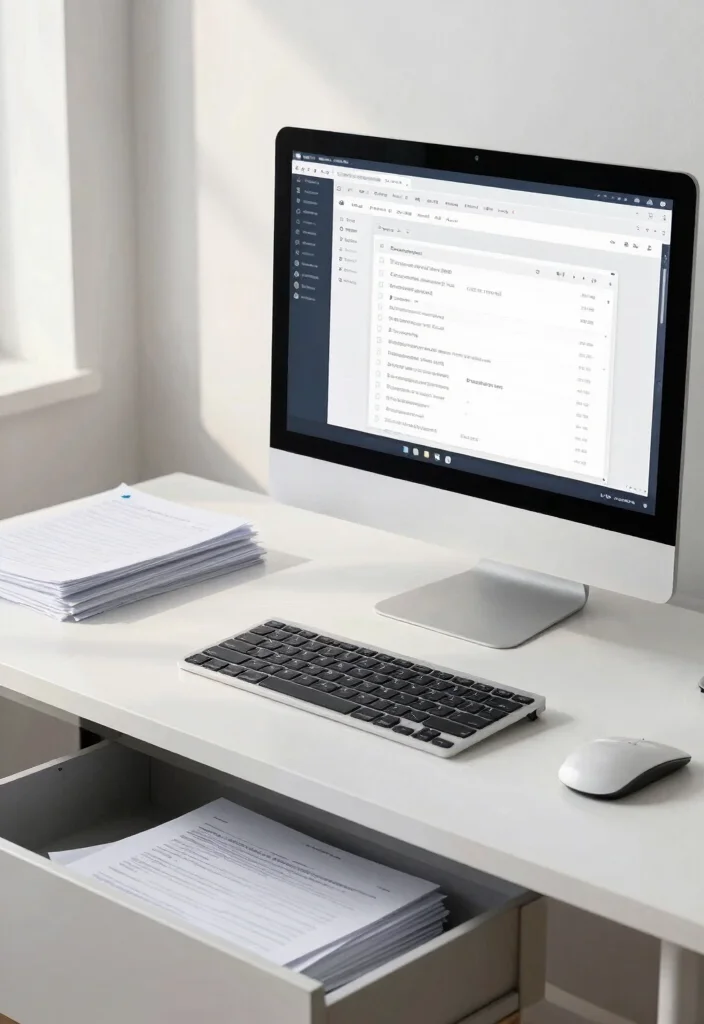 30 Office Files Arrangement Ideas Smart and Stylish - 21. Use of Technology for Filing 1