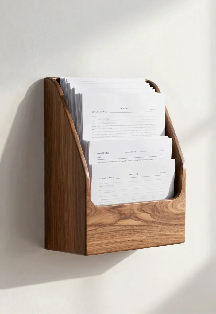 30 Office Files Arrangement Ideas Smart and Stylish - 8. Wall-mounted File Organizers 1