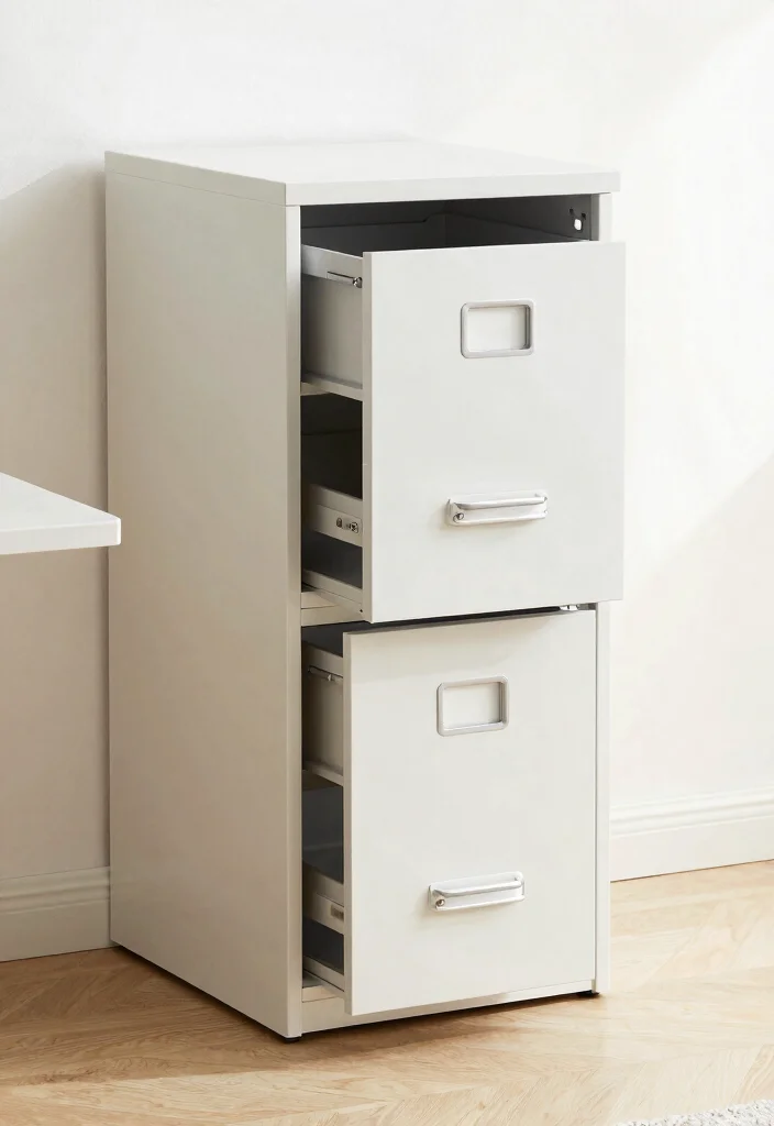 30 Office Filing Cabinet Ideas Stylish Organization - 19. Hidden Storage Tricks 1