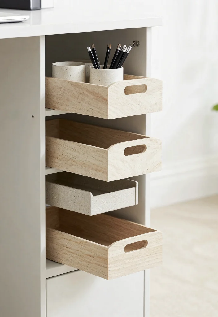 30 Office Filing Cabinet Ideas Stylish Organization - 21. Functional Accessories 1