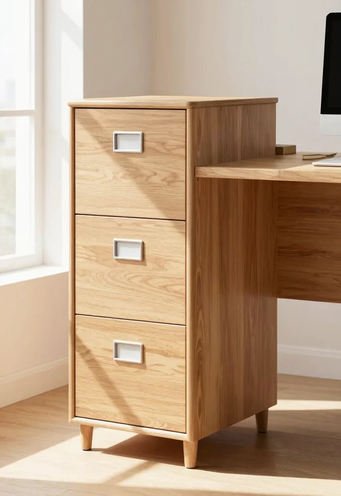 30 Office Filing Cabinet Ideas Stylish Organization - 30. Eco-Friendly Finishes 1