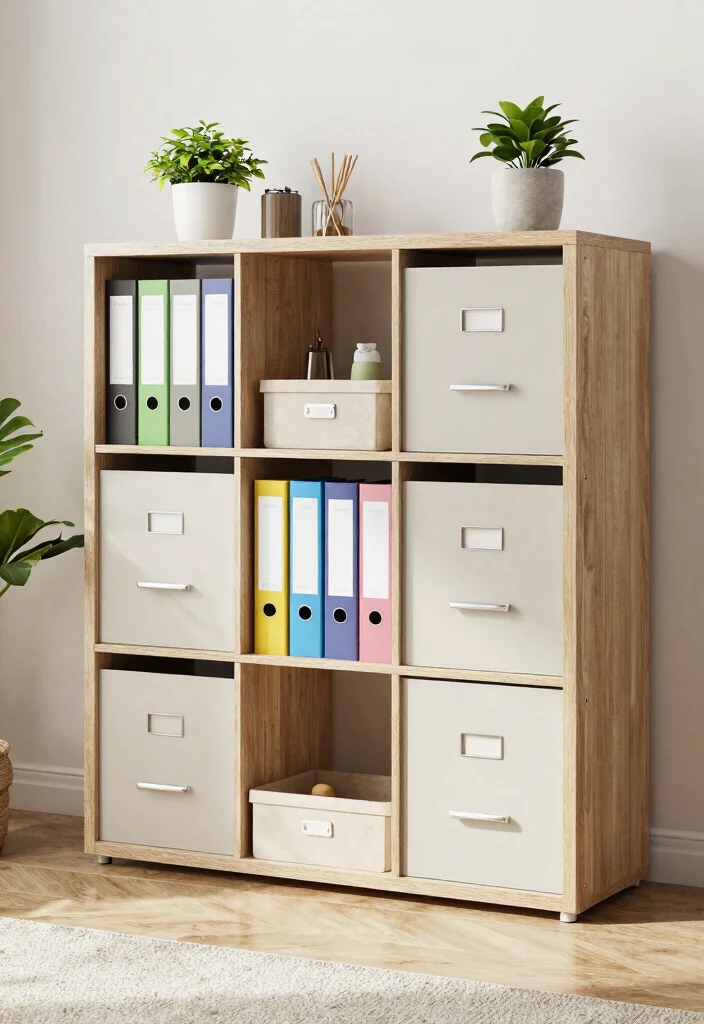 30 Office Filing Cabinet Ideas Stylish Organization - 4. Modular Magic 1