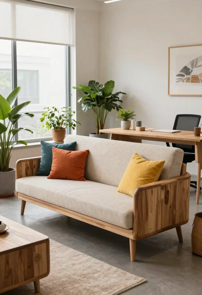 30 Office Sofa Design Concepts Cozy Seating for Your Space - 1. Eco-Friendly Materials 1