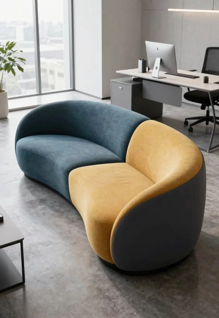 30 Office Sofa Design Concepts Cozy Seating for Your Space - 11. Futuristic Sofa Designs 1