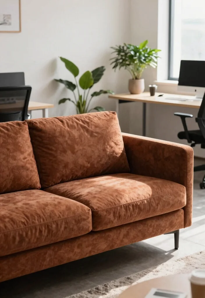30 Office Sofa Design Concepts Cozy Seating for Your Space - 22. Pet-Friendly Office Sofas 1