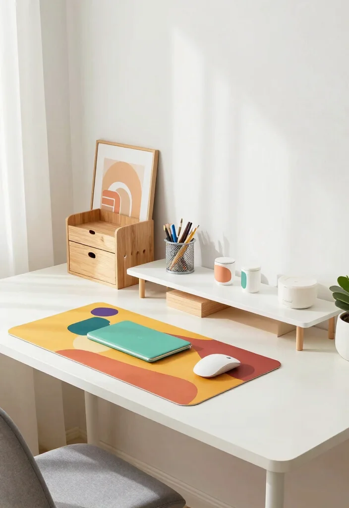 30 Office Table Ideas: Stylish Desks for Every Space - 19. Bright White Desk Setup 1