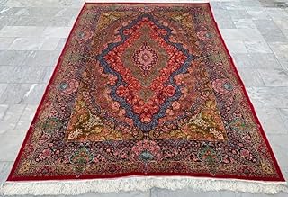 7x10 Large Silk Rug – Mehrab Design Handmade Luxury Oriental Area Carpet...
