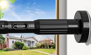 AIZESI 41-144 Inch Heavy Duty Black Tension Curtain Rod - No Drilling, A...