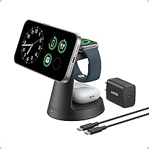 Anker MagSafe Charger Compatible, MagGo 3-in-1 Charging Station, Nano Ch...