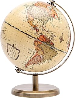 Antique Globe Dia 5.5-inch / 14cm- Educational/Geographic - English Map