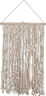Bloomingville 28 Inches Cotton Macramé Wall Hanging, Natural