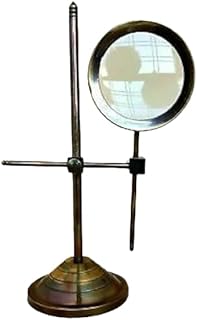 Brass Vintage magifying Glass on Stand,Vintage Decor Magnifying Antique ...