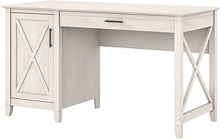 Bush Home Key West Computer Desk with Storage | Farmhouse PC Table for H...