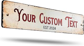 Custom Wooden Wall Sign, Personalized Rustic Wall Plaque, General Use In...